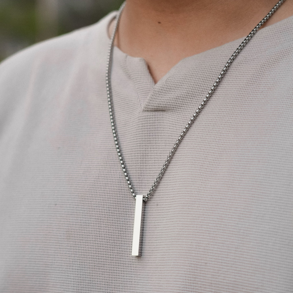 Men style Locket (Black & Silver Edition)