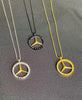 100% Stainless Steel Mercedes Benz Emblem Pendant Reversable