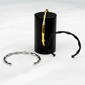 Stainless Steel Bamboo Twist Bracelet for Man/Women