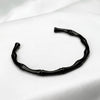 Stainless Steel Bamboo Twist Bracelet for Man/Women