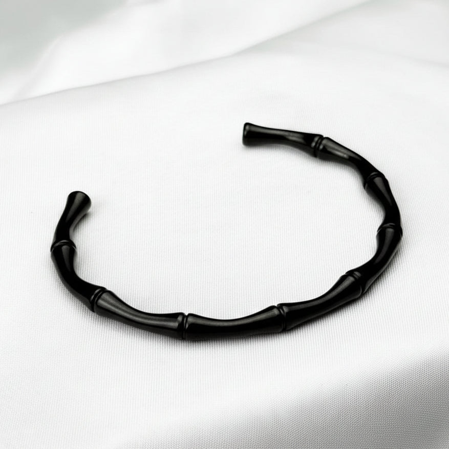 Stainless Steel Bamboo Twist Bracelet for Man/Women