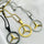100% Stainless Steel Mercedes Benz Emblem Pendant Reversable