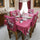Premium Quality Decorative Dining Table Cloth 3D Print With Six Chair Cover (FREE )