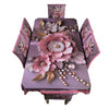 Affordable 3D Designs  Dining Covers Decorative Dining Table Cloth With Six Chair Cover (FREE ) Premium Quality