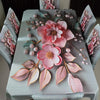 Decorative Dining Table Cloth 3D Print With Six Chair Cover (FREE ) (Copy) Premium  Quality