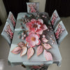 Decorative Dining Table Cloth 3D Print With Six Chair Cover (FREE ) (Copy) Premium  Quality