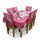 Premium Quality Decorative Dining Table Cloth 3D Print With Six Chair Cover (FREE )