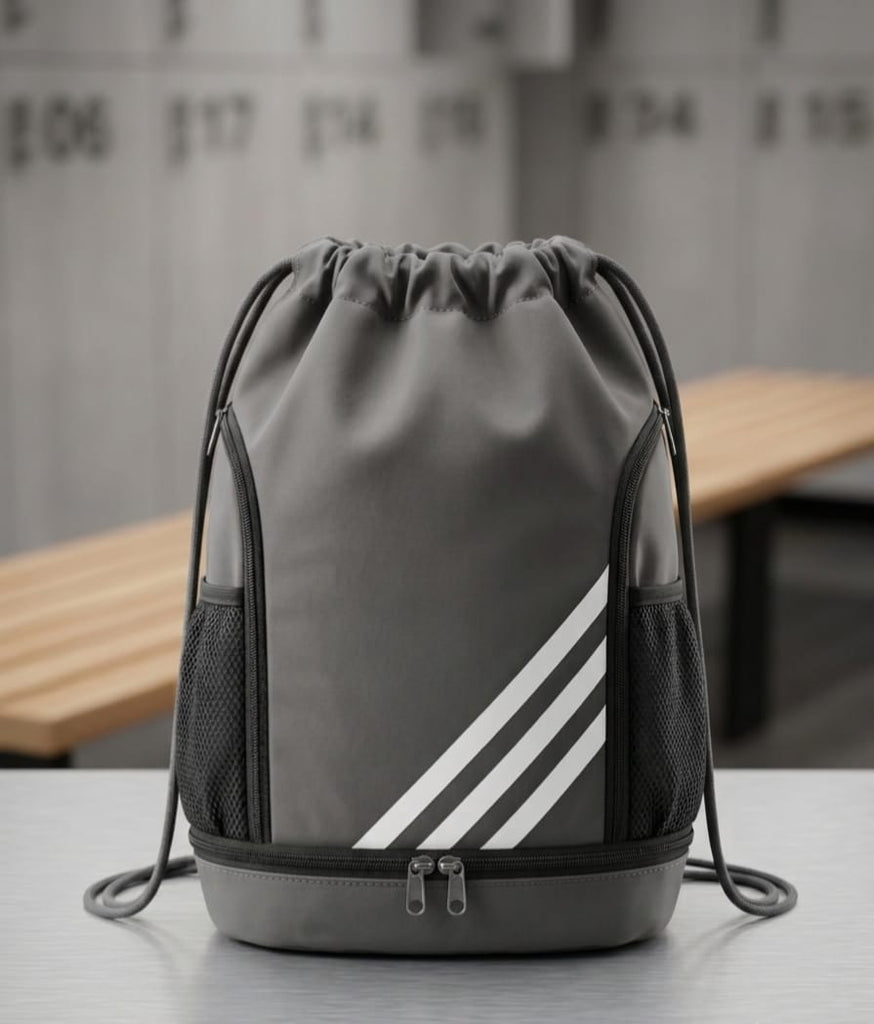Multi-Pocket Waterproof Drawstring Backpack for Sports Travel Hiking Drawstring Bag