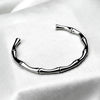 Stainless Steel Bamboo Twist Bracelet for Man/Women