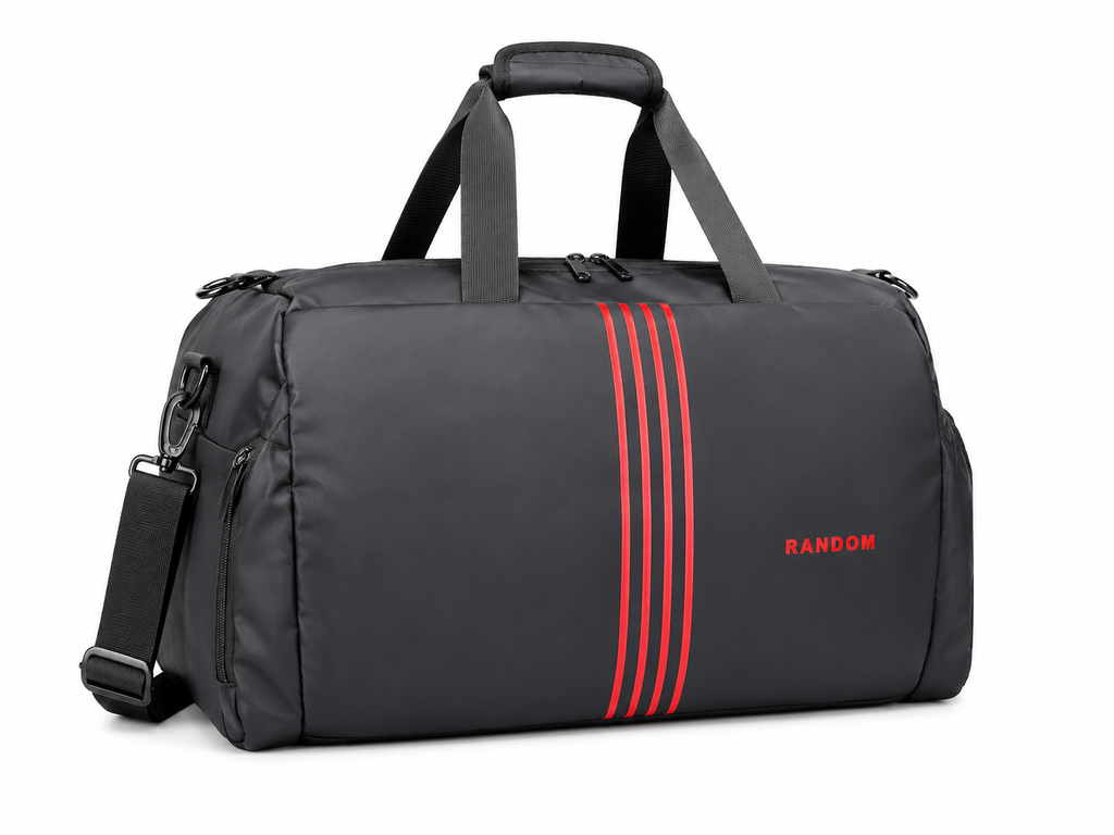 Sports Duffle Bag with Shoulder Strap | Lightweight Waterproof Workout & Travel Gym Bag for Fitness, Yoga & Training