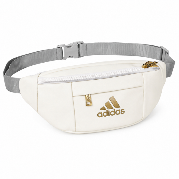Addidas fan made edition Belt Bag , Waist Bag Luxe Satin  (Black/Gold)