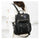 PU School Backpack For Women With Stylish Sewing Thread Design