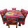 Dining Table Cloth  With Six Chair Cover (FREE ) Premium Quality 3D Design