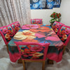 Dining Table Cloth  With Six Chair Cover (FREE ) Premium Quality 3D Design