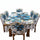 Affordable 3D Designs  Dining Covers Decorative Dining Table Cloth With Six Chair Cover (FREE ) Premium Quality (Copy)