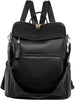 Fashion Comfortable Leather Student Backpack Travel Backpack Office Backpack for Men