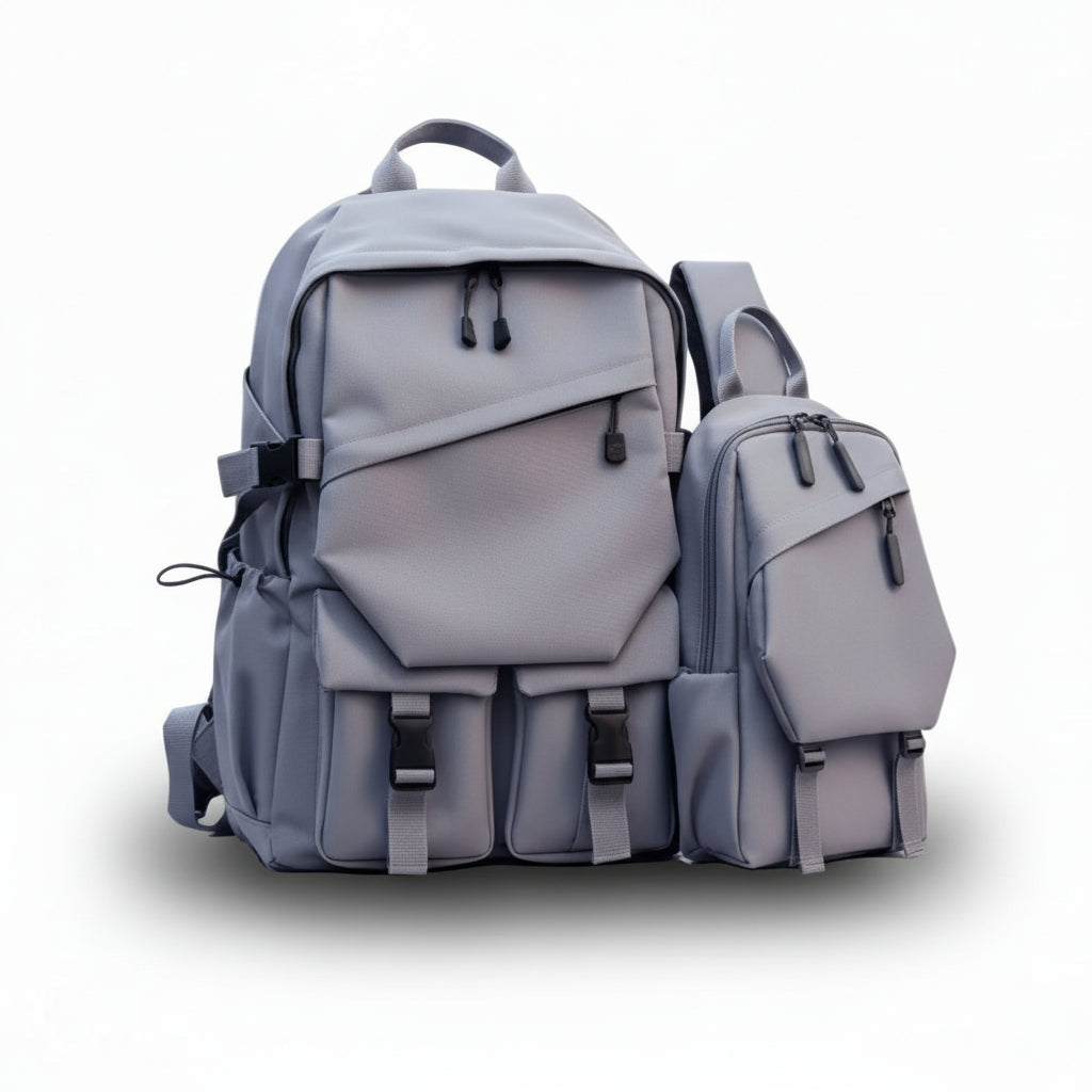 Combo Zebra Fashion Backpack and Crossbody Sling Bag