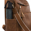 Fashion Comfortable Leather Student Backpack Travel Backpack Office Backpack for Men