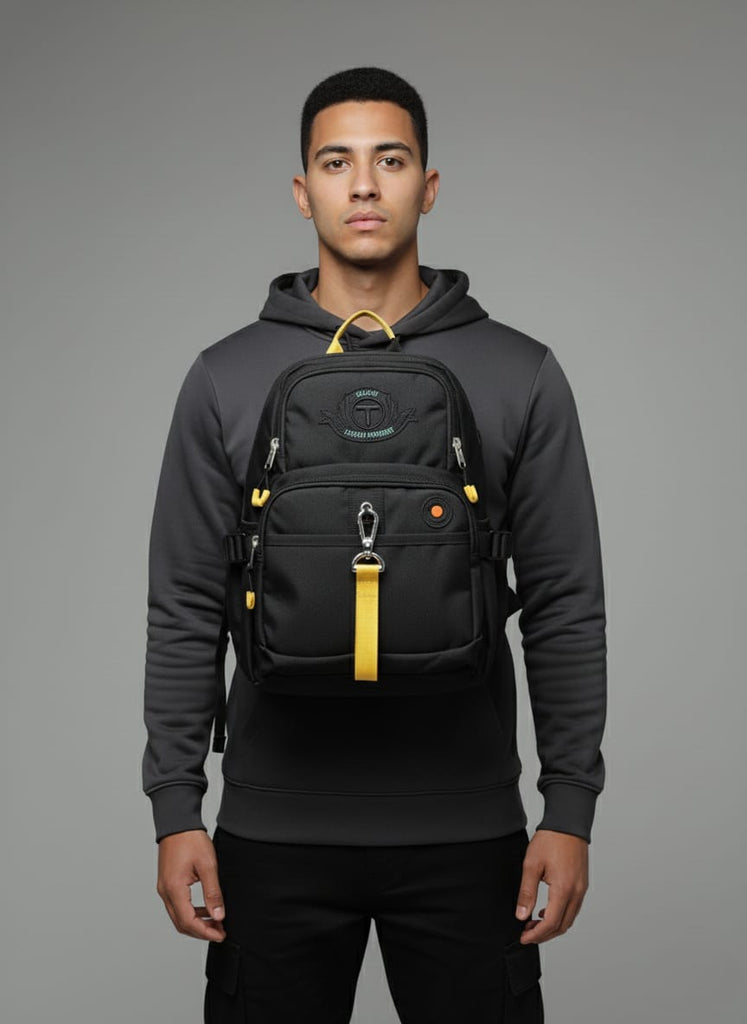 Tough Warrior (L) Introducing 'The Urban Explorer' Mini Backpack / Crossbody Bag– your perfect companion for everyday adventures and stylish outings[ Model No..3 ]