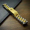 Stainless Steel Crown Jubilee Bracelet for Men's Fashion Accessories