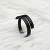 Ayatul Kursi Ring For Women Men Stainless Steel Simple Carve Bangle Messager Islam Muslim