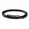 Men's Fashion Iced Chain and Bracelet Combo Set