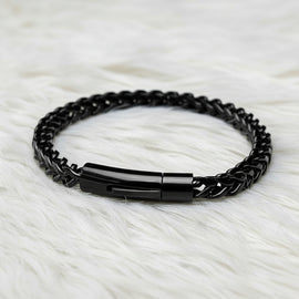 American Retro Round Grinding Chain Link Raptor Bracelet