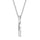 Fashion Simple Pendant Necklace Men Punk Trendy Spiral Straight Stainless Steel Chain