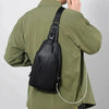 Cross Body Double Layer Zipper Bag
