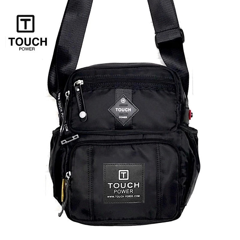 Touch Power & Tough Warrior (M) Size Men Sling Bag Shoulder Bag Chest Bag Soft & Smooth Nylon