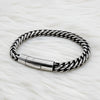 American Retro Round Grinding Chain Link Raptor Bracelet