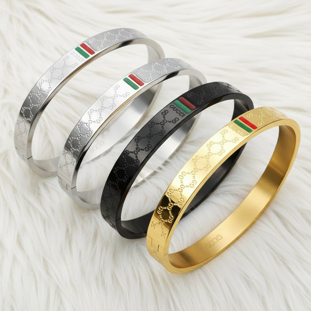 steel infinity link bracelet