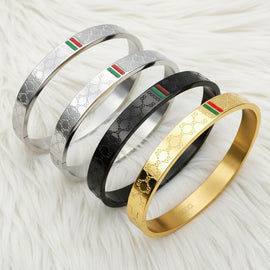 steel infinity link bracelet