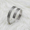 Ayatul Kursi Ring For Women Men Stainless Steel Simple Carve Bangle Messager Islam Muslim