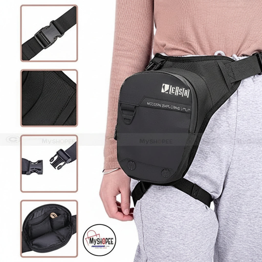 Motorcycle Drop Leg Bag , Biker Bag / Thai Bag