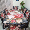 3D Print Decorative Dining Table Cloth With Six Chair Cover (FREE ) Premium Quality