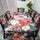 3D Print Decorative Dining Table Cloth With Six Chair Cover (FREE ) Premium Quality