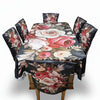 3D Print Decorative Dining Table Cloth With Six Chair Cover (FREE ) Premium Quality