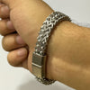 Mercedes Benz Punk Men Wide Cuban Link Chain Bracelet