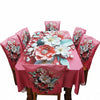 Decorative Dining Table Cloth 3D Print With Six Chair Cover (FREE ) Premium Quality