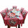 Decorative Dining Table Cloth 3D Print With Six Chair Cover (FREE ) Premium Quality