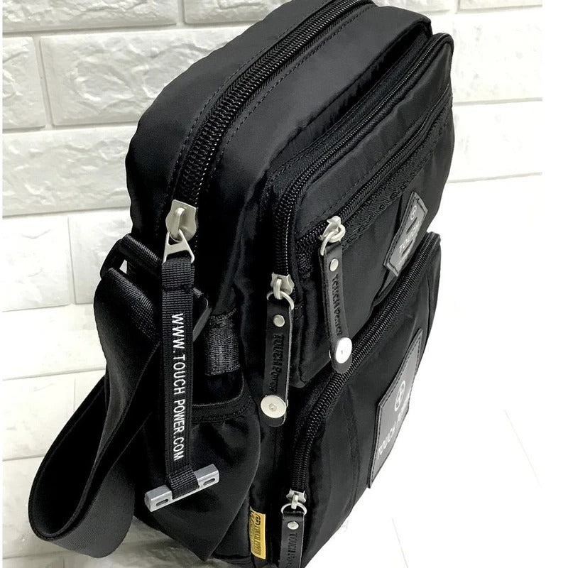 Touch Power & Tough Warrior (M) Size Men Sling Bag Shoulder Bag Chest Bag Soft & Smooth Nylon