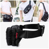 Tough Warrior Men Waist Bag Chest Bag Pouch Bag Soft & Smooth Nylon