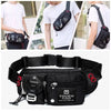 Tough Warrior Men Waist Bag Chest Bag Pouch Bag Soft & Smooth Nylon