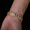 Metal, Stone, Alloy, Steel, Stainless Steel Cubic Zirconia, Diamond, Crystal Platinum, Rhodium, Sterling Silver Bracelet