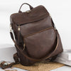 Fashion Comfortable Leather Student Backpack Travel Backpack Office Backpack for Men