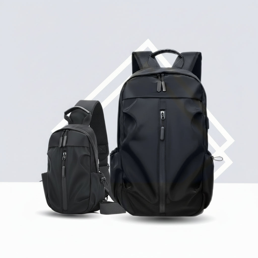 Combo Of School College Laptop bag with crossbody Bag (2 pcs )