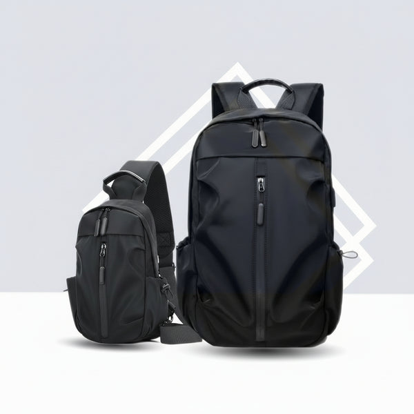 Combo Of School College Laptop bag with crossbody Bag (2 pcs )