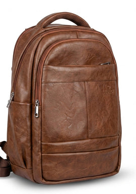 Brown leather backpack on a white background

Buy LEGACY Premium PU Leather Laptop and Travel Backpack. Perfect for daily office use, travel, and college. Lightweight, durable, comfortable, and stylish leather design

LEGACY Premium PU Leather Laptop and Travel Backpack in Brown Color