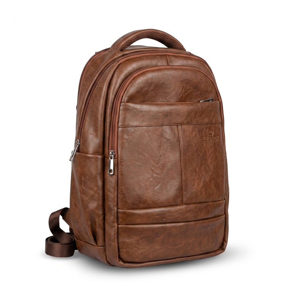 PU Leather Premium Quality Laptop and Travel Backpack